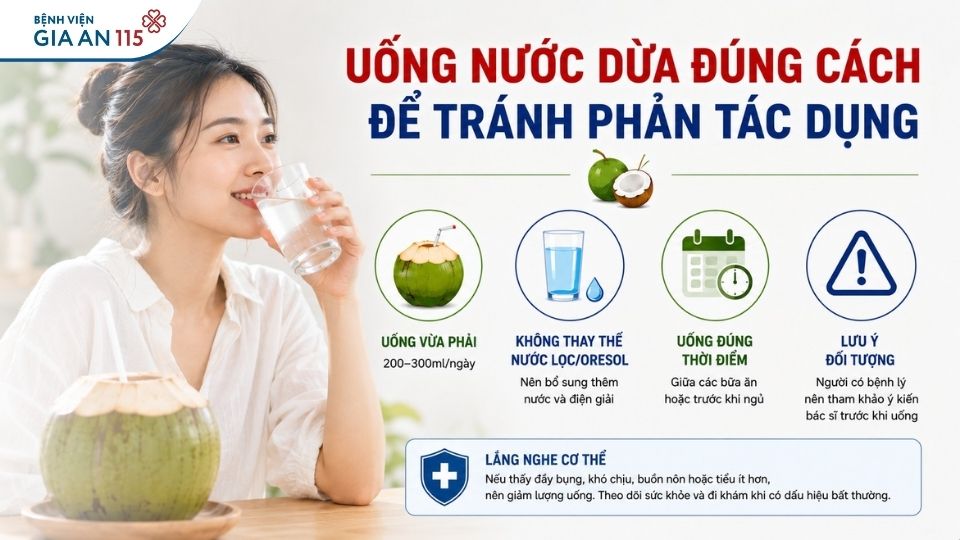 Sốt xuất huyết có uống nước dừa được không