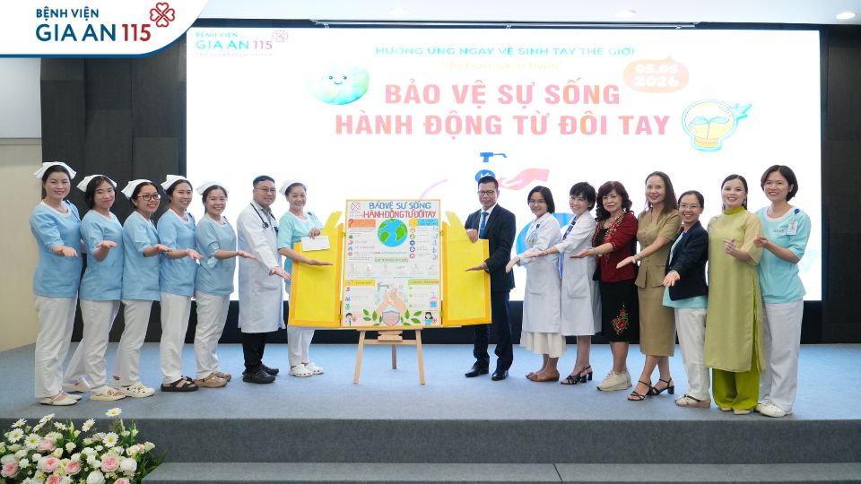 Bệnh viện Gia An 115 phát động phong trào “Bảo vệ sự sống – Hành động từ đôi tay”