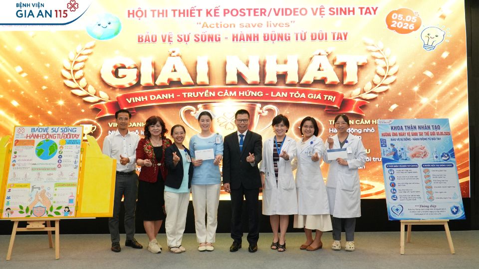 Bệnh viện Gia An 115 phát động phong trào “Bảo vệ sự sống – Hành động từ đôi tay”
