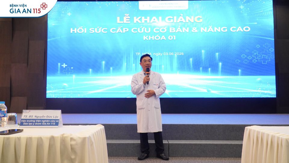 Bệnh viện Gia An 115 khai giảng khóa CME Hồi sức cấp cứu cơ bản và nâng cao đầu tiên tại TP.HCM