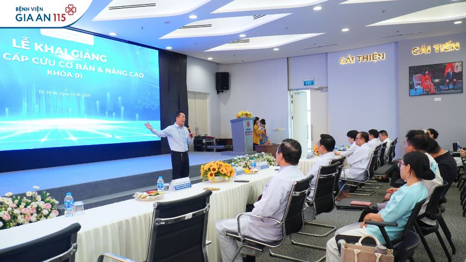 Bệnh viện Gia An 115 khai giảng khóa CME Hồi sức cấp cứu cơ bản và nâng cao đầu tiên tại TP.HCM