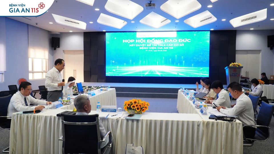 Hội đồng Đạo đức trong nghiên cứu Y sinh học Bệnh viện Gia An 115 thẩm định hồ sơ nghiên cứu thử nghiệm lâm sàng đợt 2/2026