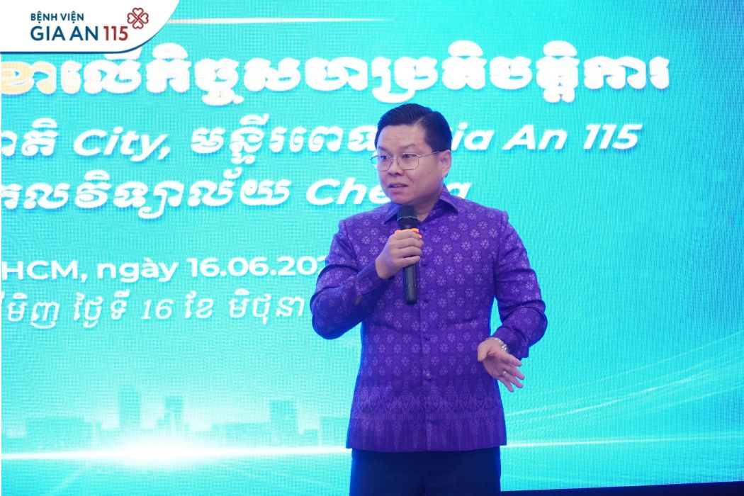 Bệnh viện Gia An 115 và Trường Đại học Chenla ký kết hợp tác