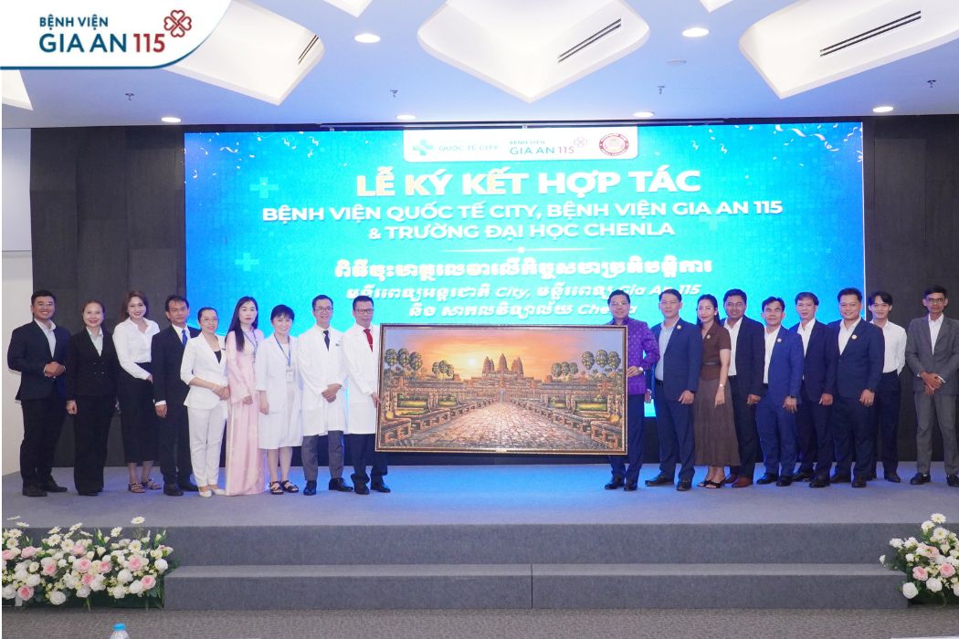 Bệnh viện Gia An 115 và Trường Đại học Chenla ký kết hợp tác