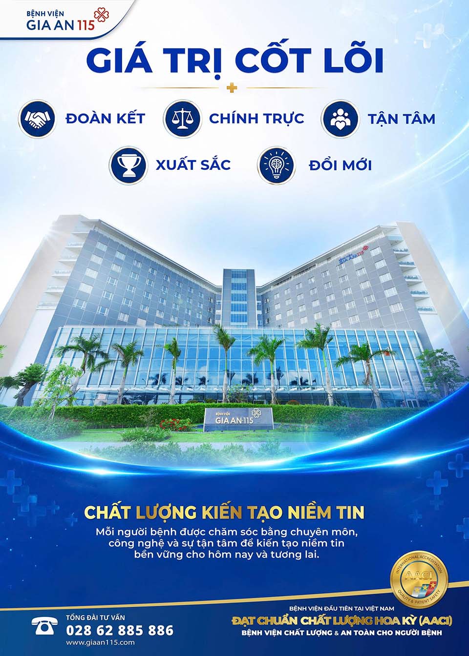Giá trị cốt lõi Bệnh viện Gia An 115
